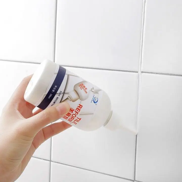 Keo Dán Gạch Sơn Kẻ Chỉ Gạch Cao Cấp 280ml Làm Mới Mặt Sàn Nền Nhà Tắm Tường Bồn Rửa Chén Bồn Cầu Đa Năng 8