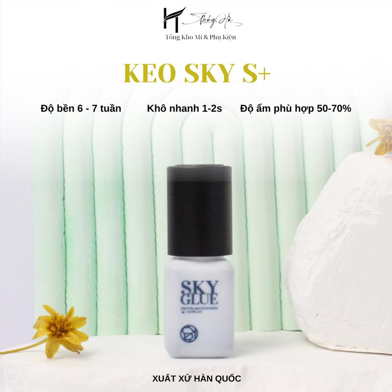 Keo Nối Mi Sky S+ ÍT CAY Khô Nhanh 1-2s_5ml_Chính hãng 100% Hàn Quốc- Thúy Hà Trang Điểm Nữ Mỹ Phẩm Women Cosmetic