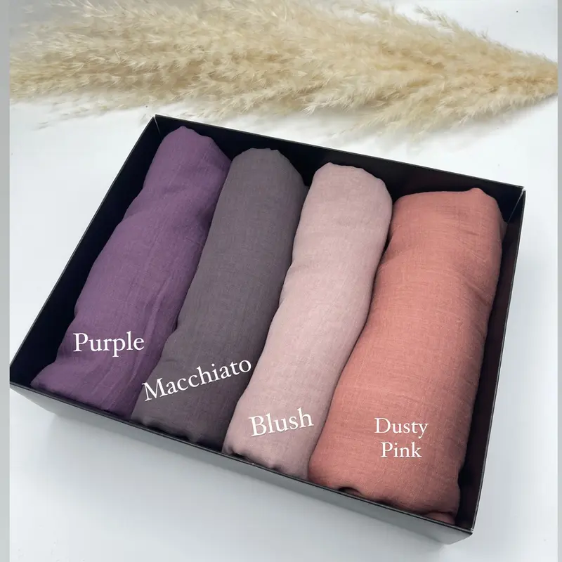 Light as feather cotton silk Hijab 4