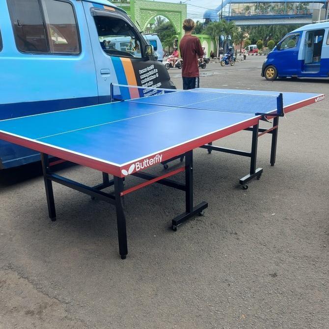 promo spesial Tenis Meja Butterfly MDF / Meja pingpong - Merah 1