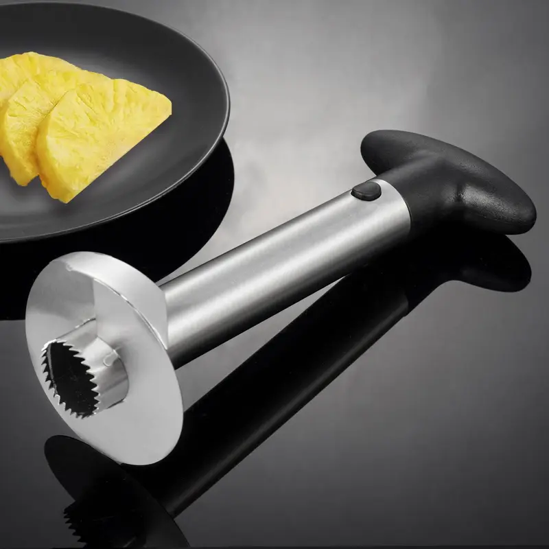 Stainless Steel Pineapple Corer, 1 Count Removable Pineapple Corer, Fruit Core Separator, Pineapple Cutting Tool, Kitchen Utensils & Gadgets 4