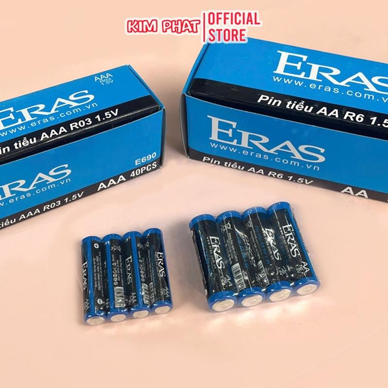 Vỉ 4 Viên Pin Eras - AA, AAA - 1,5 Volt - Lắp Đồ Chơi, Đồng Hồ, Điều Khiển
