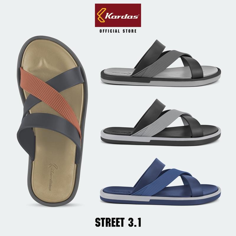 Dép Thái Lan cao su thời trang Kardas 3.1 Nam Đế Bằng Nam Đế Bằng Jean Sandal Quai Hậu