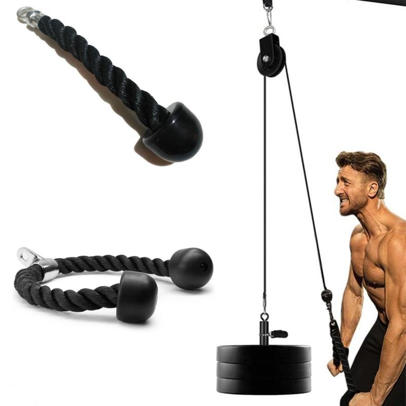 Product Introduction of Tricep Rope Push Pull Down Cord For Bodybuilding Exercise Gym Workout for Home or Gym Use Fitness Exercise Body Equipment 2