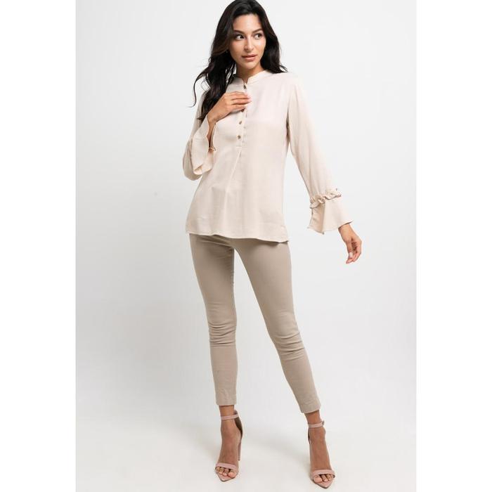 Gambar White Mode Inka Blouses - Blouse Wanita - S, Cream dari WHITE MODE Kota Administrasi Jakarta Barat 5 Tokopedia