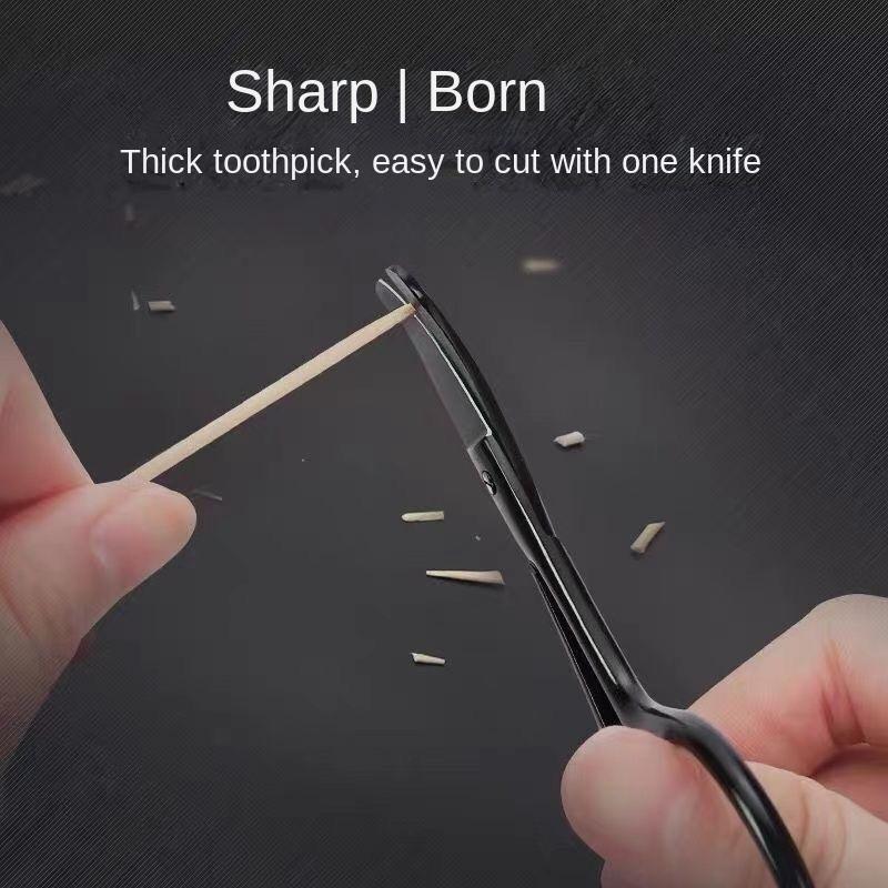 Product Introduction of Stainless Steel Scissors, German, Round Head, Suitable for Safe Nose Hair Trimming, Men's Nose Hair Trimmer, Women's Eyebrow Trimming Scissors statue 3