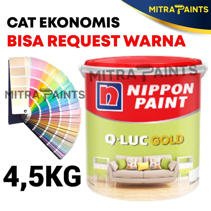 Jual TINTING Qluc Gold Nippon Paint 4,5 Kg / Cat Tembok Interior ...