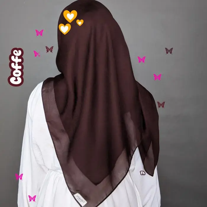 SEGIEMPAT BELLASQUARE | Plain Square Mahogany | Hijab Lebaran 2026 | Bella Square Hijab | Hijab Bella Square Premium | Hijab Polycotton Premium Kerudung | Hijab Segi Empat - PERMATA CAHAYA KERUDUNG