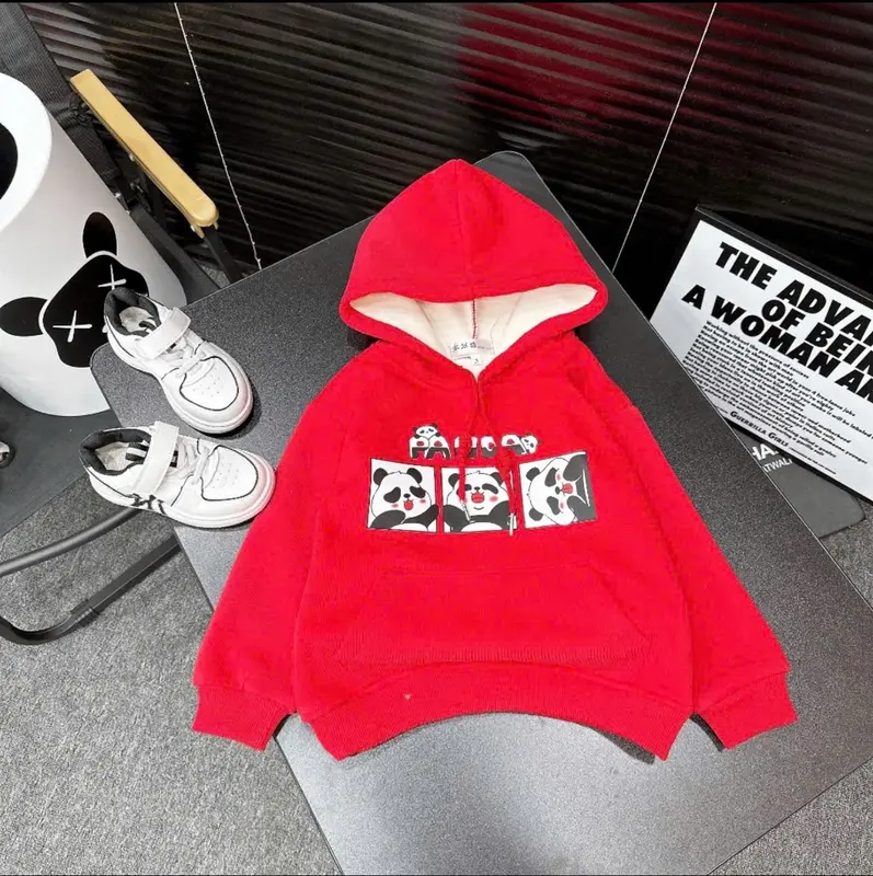 Áo hoodie cho bé trai bé gái , Áo khoác nỉ cho bé chất Vải nỉ lót nhung cao cấp cho bé 12-22kg HD01 3