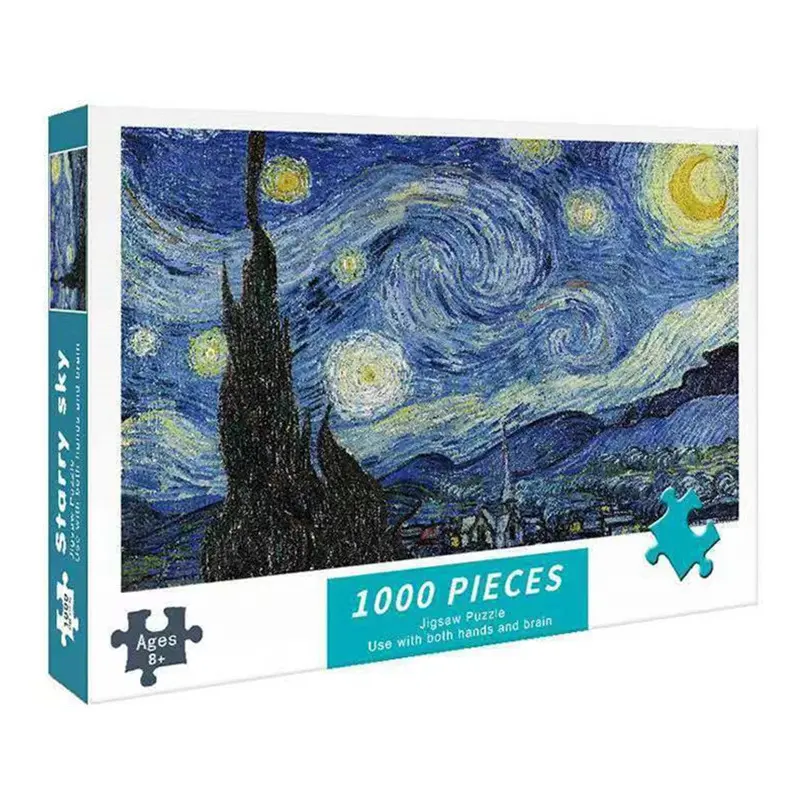 Puzzle Vincent Van Gogh Classic Mainan Kreatifitas Anak 1000 pieces