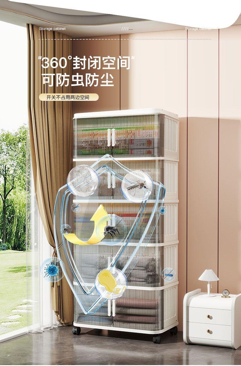 Product Introduction of Children's Wardrobe No-Installation Baby Clothes Organizer Box Simple Baby Clothing Storage Cabinet Home Bedroom Storage Cabinet hat rack caps wish holder shoe organizer 8