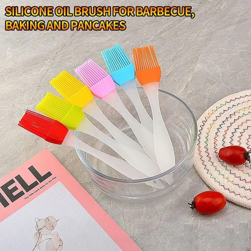 Silicone Oil Brush, Small Split Barbecue Seasoning Brush, Heat-resistant Baking Brush, Cake Oil Brush, Cooking Accessories, Kitchen Supplies 1