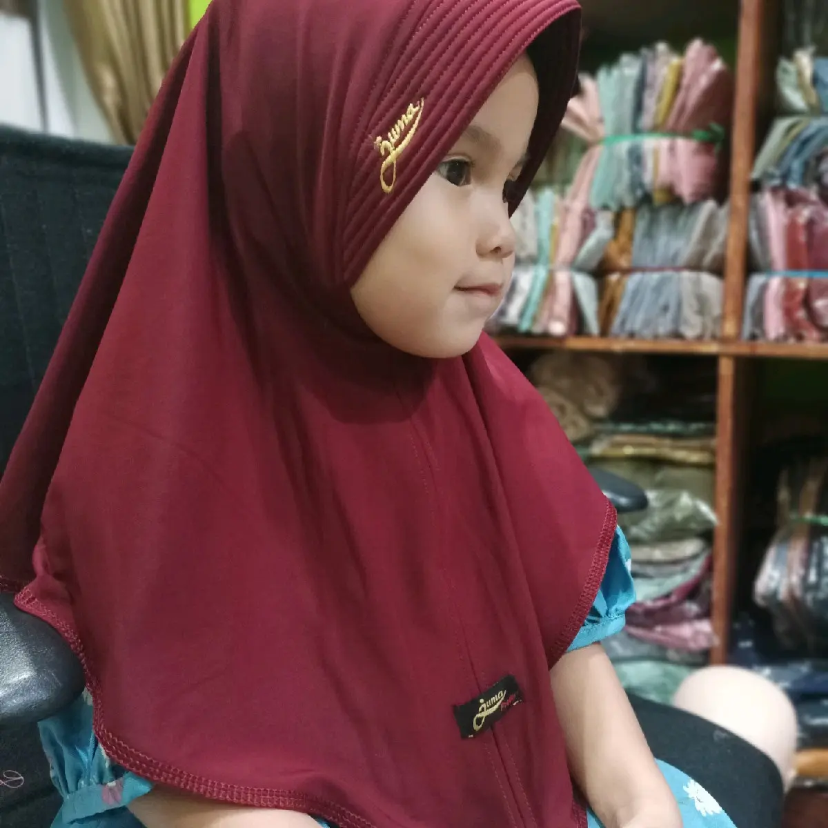 Hijab Polos Kids ORI juma/Hijab Anak Juma
