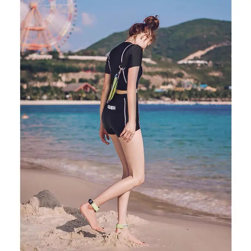 Bikini Đồ bơi đi biển kín đáo cho nữ dài tay và cộc tay mặc ôm co giãn thoải mái 2101 2201 k5T4-2 5