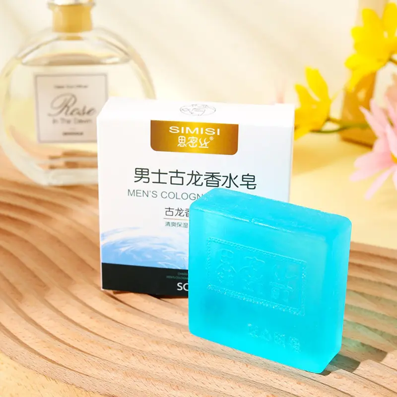 [KÈM TÚI LƯỚI] Xà Phòng Cho Nam SIMISI Hương Nước Hoa, Kiểm Soát Mồ Hôi, Làm Sạch Và Chăm Sóc Da Hàng Nội Địa Trung 0