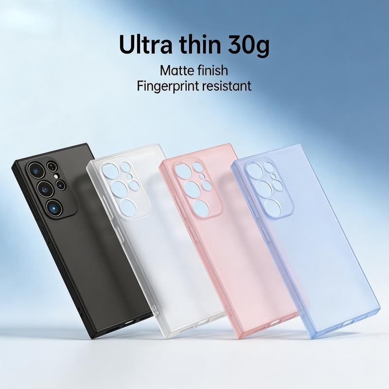 Ốp điện thoại siêu mỏng cho mùa hè, phù hợp với Samsung S26 Ultra/S24/A57/A07/A56/S24 FE/A55. Thiết kế chống sốc với khả năng tỏa nhiệt hiệu quả và vỏ bảo vệ thoáng khí.