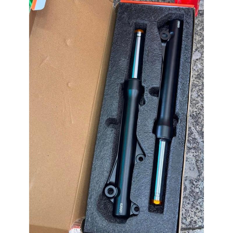 Phuộc trước có  Rebound tăng chỉnh hành trình xe tay ga vario  click 125  vision  beat 110 [ hạ thâp 1.5inch/38mm ] 4
