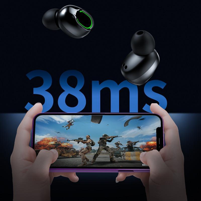in-ear Design Wireless Earphone, TWS HiFi Dolby Bass Stereo HD Calling Earphone with Charging Case, Bluetooth-compatible Earbuds for Android & iPhone Cellphone 4