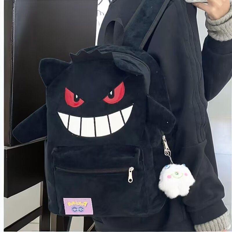Ba Lô Nhồi Bông Gengar, Màu Đen, Hàng Mới Về, Thích Hợp Cho Học Sinh Cặp Đôi Nam Nữ, Phong Cách Anime Hoạt Hình, Thiết Kế Thường Ngày Dung Tích Lớn, Có Sẵn Vận Chuyển 48 Giờ, Năm 2025 0