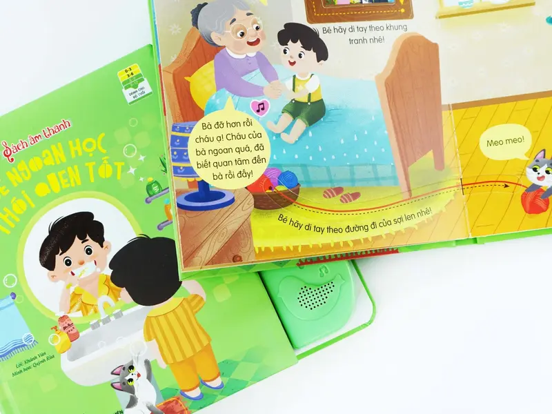 Sách Âm Thanh và Tương Tác Lật Mở Dành Cho Trẻ Từ 0 - 6 Tuổi (Nhiều Chủ Đề) - Đinh Tị Books 6