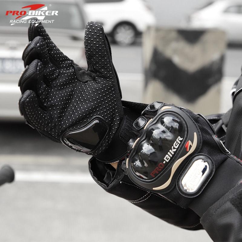 Găng Tay Xe Máy Đi Phượt ProBiker Dài Ngón 1