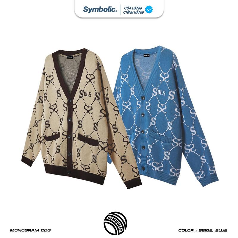 Symbolic Monogram Cardigan