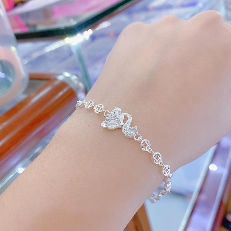 Lắc tay hồ.ly kim tiền bạc ta cho nữ bản nhỏ _ BẠC ĐẸP HẢI HẠNH HHJ