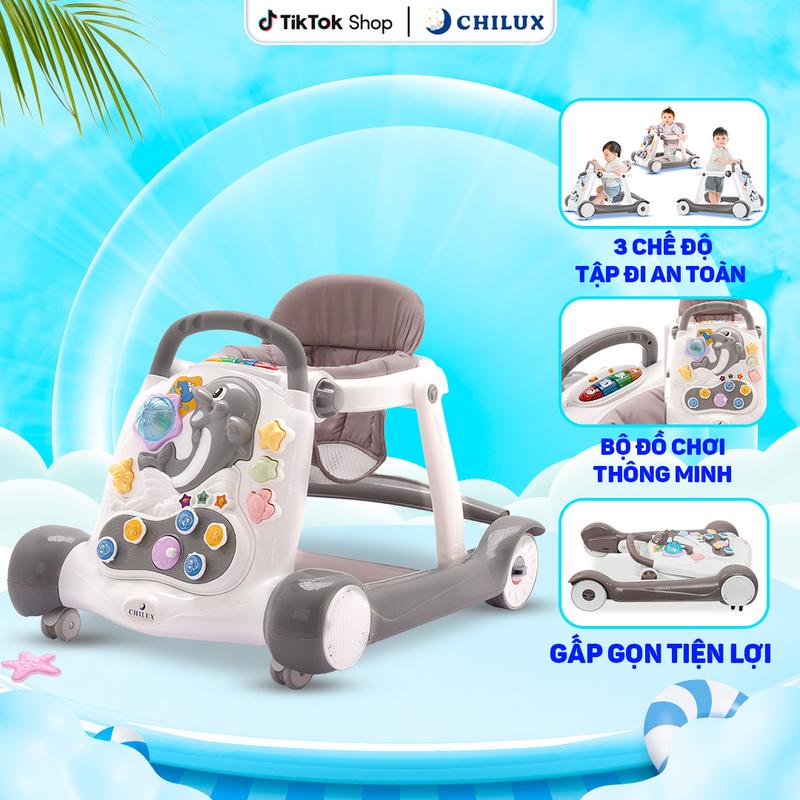  Xe tập đi Chilux Walk G thiết kế không góc cạnh gấp gọn dễ dàng đạt chuẩn châu âu Cho Bé 