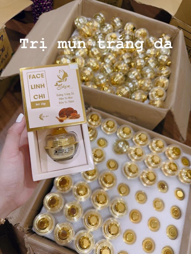 Product Introduction of LẺ FACE LINH CHI ( Skincream ) 20GR - Kem Mụn Thâm , Dưỡng Trắng Skincare Dưỡng Ẩm Da 1