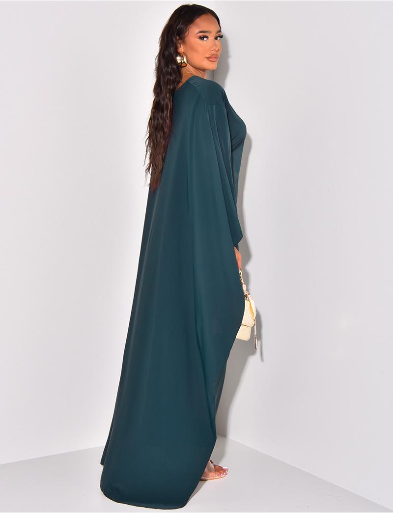 Product Introduction of ✨   2025 Women's Elegant Long Dress |   Trendy Loose Fit & Sexy Waist Cut |   Solid Color Casual Maxi Dress 🌸 emma  wills  dress ariana  grande  green  dress wedding  outfits mennonite  outfit drop  waist  dress blue  black  dress 12