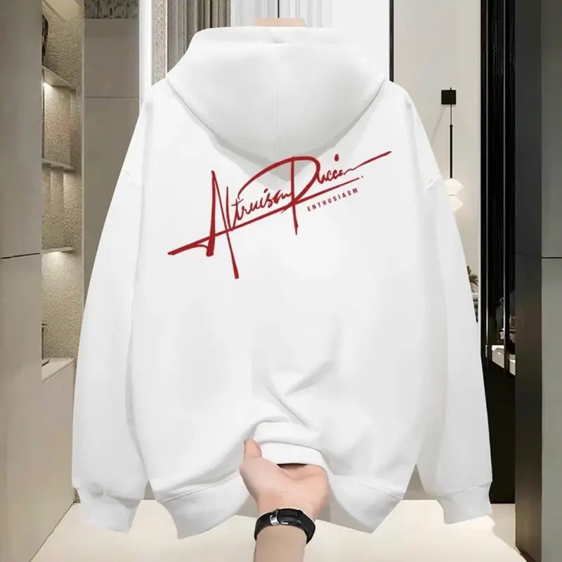 Áo hoodie unisex nam nữ đều mặc được CHỮ KÝ ĐỎ  lạ mắt có bigsize chất nỉ dày mịn from rộng 2