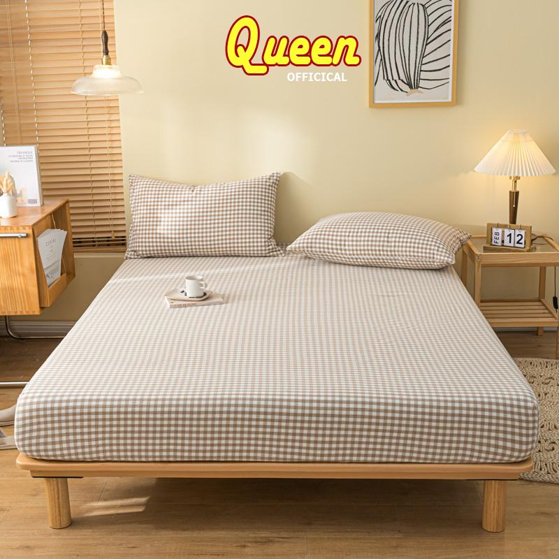 bộ GA GIƯỜNG + 2 VỎ GỐI cotton poly m2 m4 m6 m8 nhiều họa tiết (bo chun miễn phí)