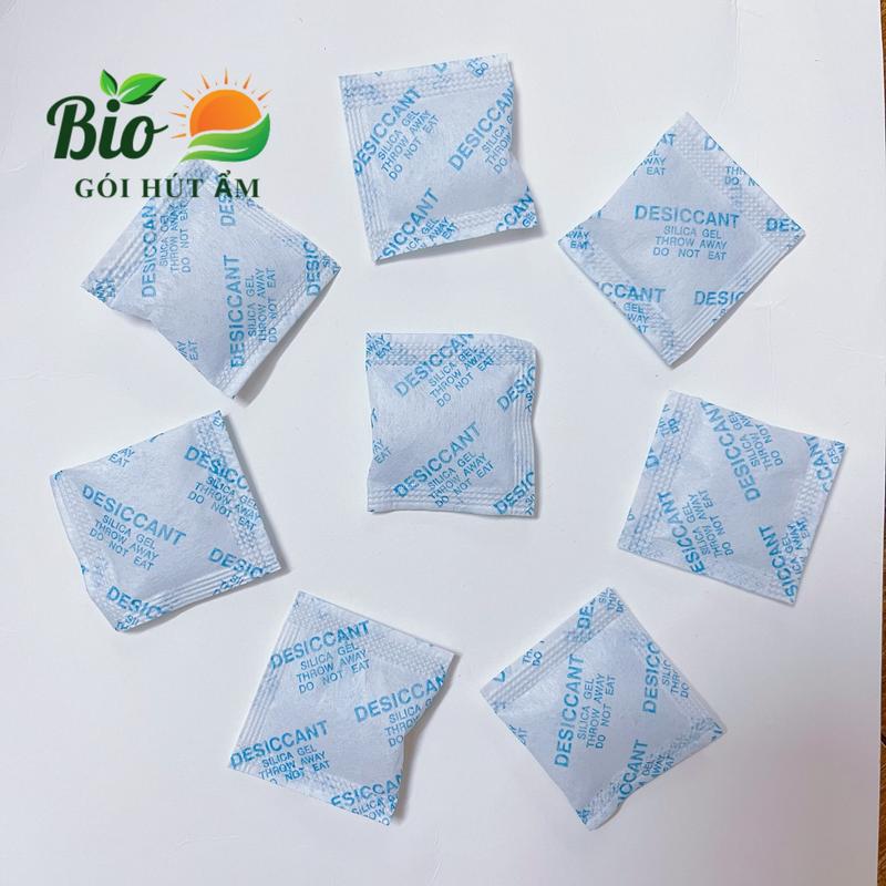 50 gói hút ẩm silicagel, gói hút ẩm cho giày dép, thực phẩm, chống ẩm mốc (Loại 1gr/túi)