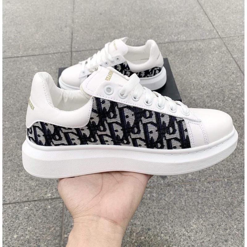 Giày thể thao nam Sneaker Kẻ Chữ. Hàng da pha vải có sẵn 1