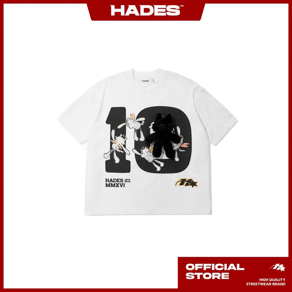 ÁO THUN UNISEX HADES STUFFED WOLF TEE 100% COTTON - HADES BRAND CHÍNH HÃNG 240GMS Sản phẩm