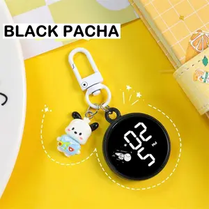 RRNS 387 Jam Tangan Gantungan Kunci Key Chain LED Digital Wanita Pria Rubber Electronic Fashion Couple Anak Remaja siswa sekolah