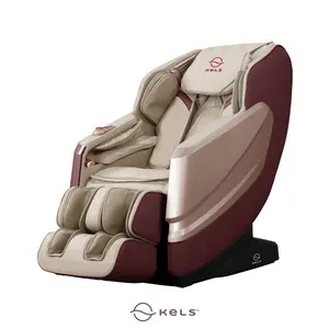 Kels Alice 2.0 Kursi Pijat - Merah Maroon Massage Chair Sofa Pijat Relaksasi Elektrik Alat Terapi Spa