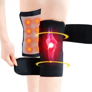 [TERAPI LUTUT] Pelindung Lutut Terapi Magnetik Knee Pad / Penyangga Lutut / Sabuk Terapi Pemanas Lutut Magnetic Theraphy Self Heating One Size Magnet Magnetik Therapy Alat Kaki Pelindung Knee Pad Deker Dengan Nyeri Magic - Black