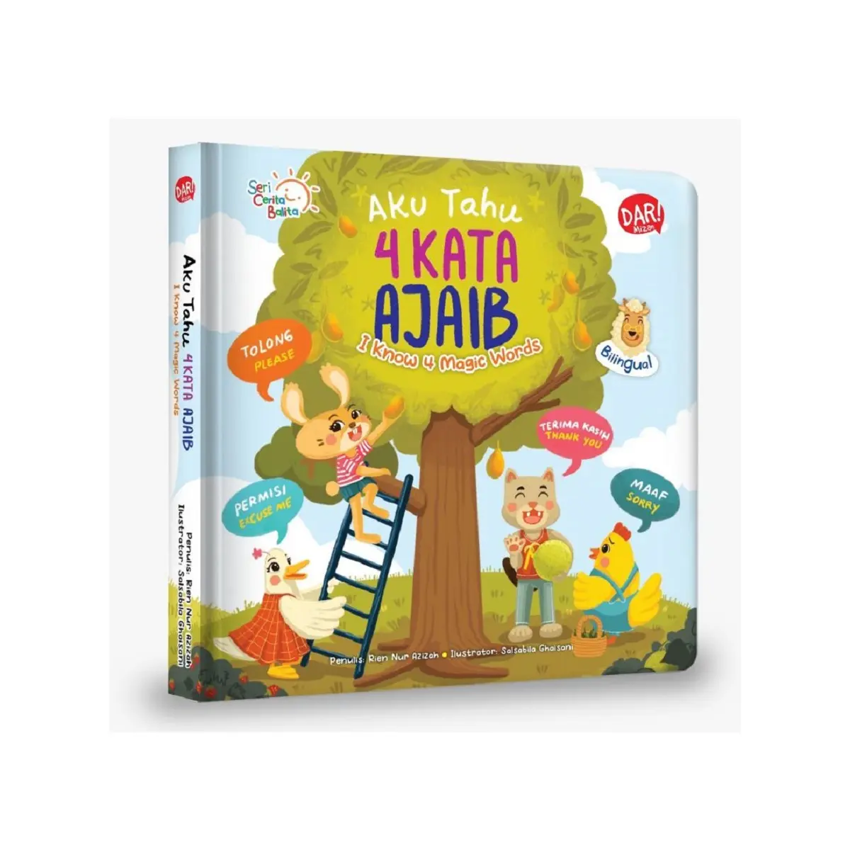 [Mizan] Buku Anak Aku Tahu 4 Kata Ajaib: I Know 4 Magic Word Boardbook