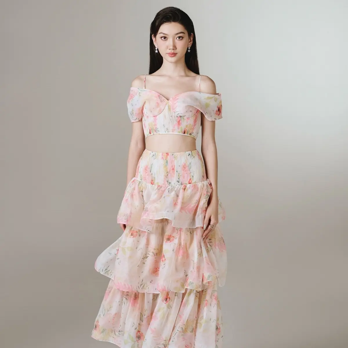 JOSEPHINE - ROSE SET voan in độc quyền, nữ tính cho những ngày hè dạo mát, cafe