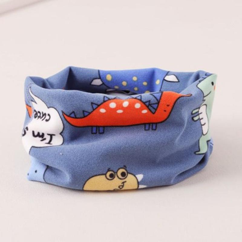 Fashionable Soft and Skin Friendly 0-12years Winter Kids Scarf Windproof Breathable Baby Neckerchief Cute Scarf Warm Dacron Cotton Children Warmer Neck Scarf 8