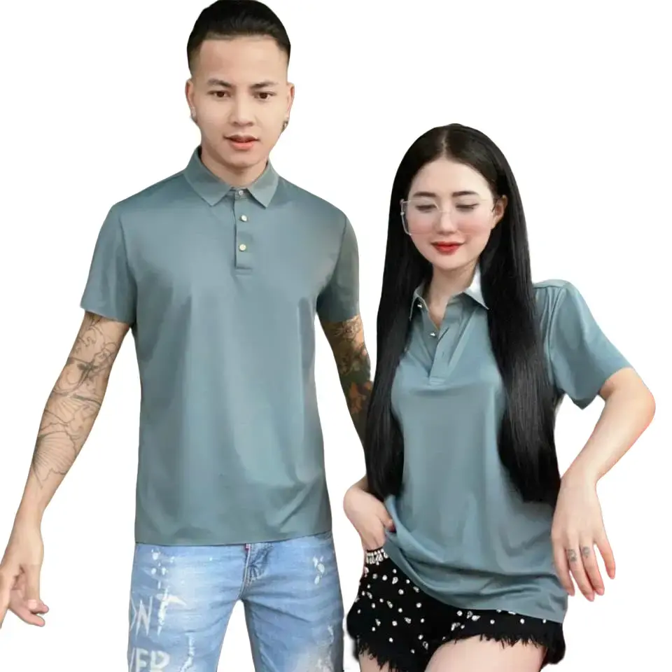 Áo POLO Nam Ép Nhiệt Cao Cấp Xu Hướng Thời Trang 2024 Menswear Có Cổ Shirt Đen