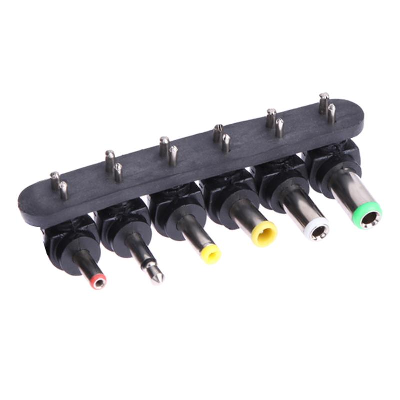 Penukar Penyesuai AC DC Universal, 3.0A, 6 Palam, Pengecas Kuasa 12V, Palam EU 7