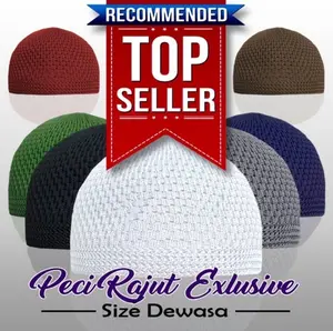 Peci Rajut Pria  Peci  Anak laki laki Peci Rajut NANAS Dewasa Muslim Kopiah Songkok