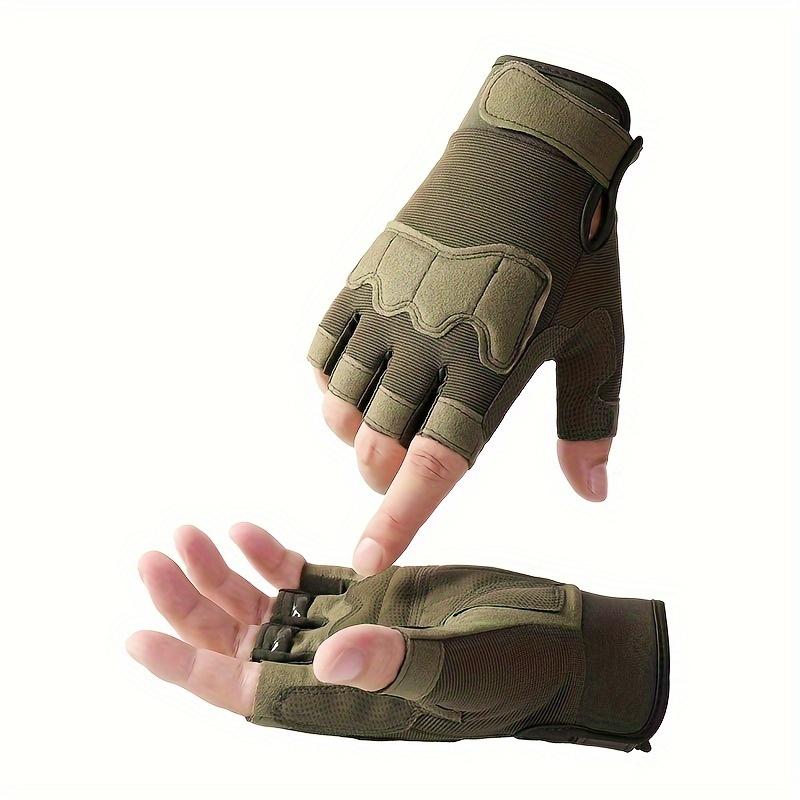 Men's Half-Finger Gloves - Ultra-Fine Fiber, Non-Slip for Exterior Sports, Cycling 3