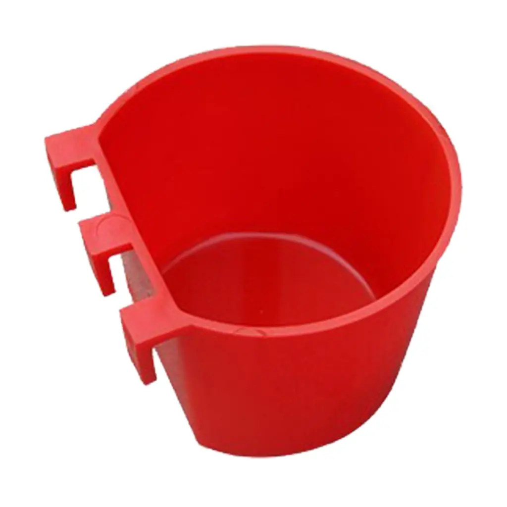 5pcs Bird Cage Cups Plastic Food and Water Bowls for Pet Birds and Chickens