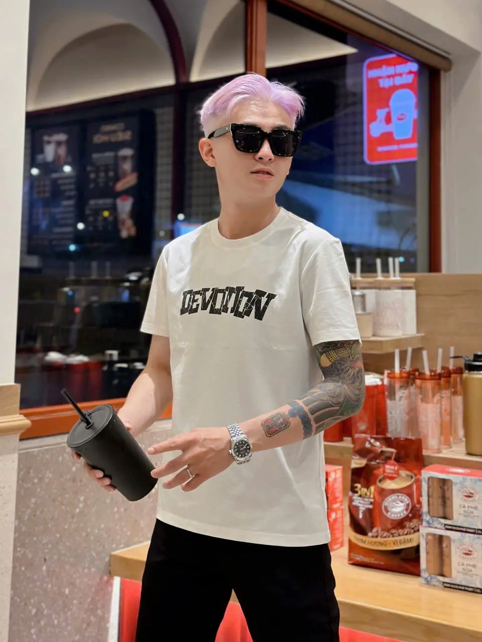 Áo Thun Nam In Nhiệt Chất Cotton Co Giãn Dễ Phối Đồ Thời Trang Nam Tối Giản TMP Men Store Menswear, Cổ Tròn