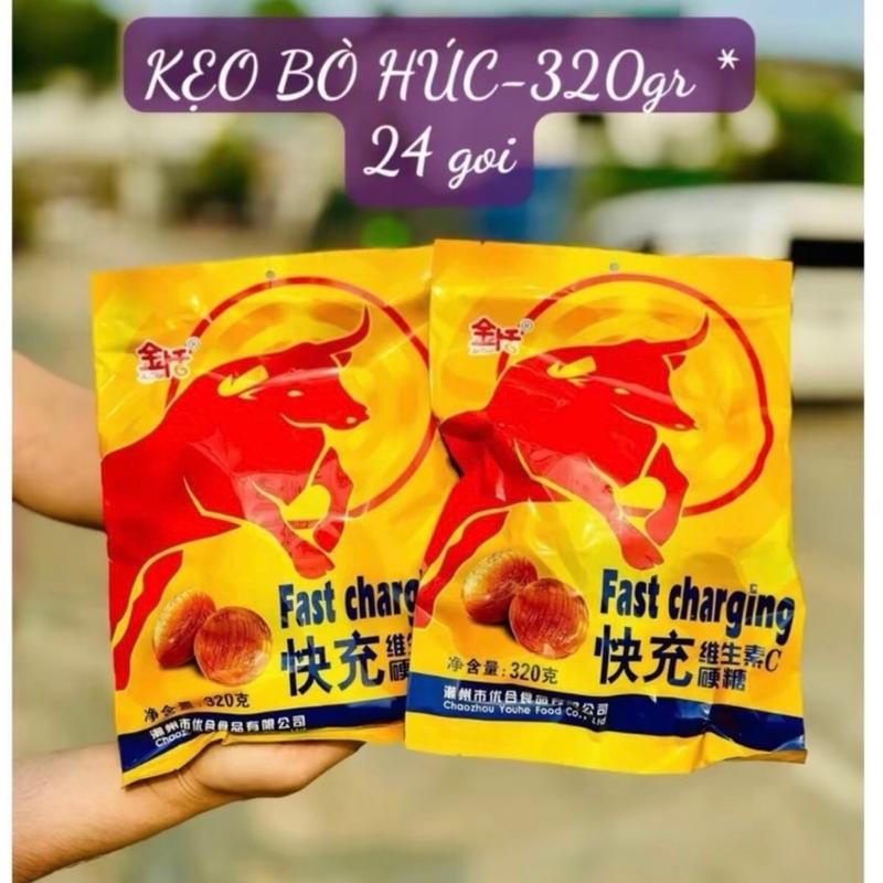 Kẹo Ngậm Bò Húc Jintian Gói 320g Candy Ăn Vặt 0