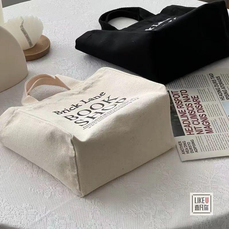 Product Introduction of Túi Tote Vải, Hàng Mới Về Năm 2024, Túi Xách, Thiết Kế Nghệ Thuật Nhật Bản, Dung Tích Nhỏ Cầm Tay, Thích Hợp Cho Hộp Cơm Bento, Túi Đựng Đồ Ăn Trưa Cho Nữ 2
