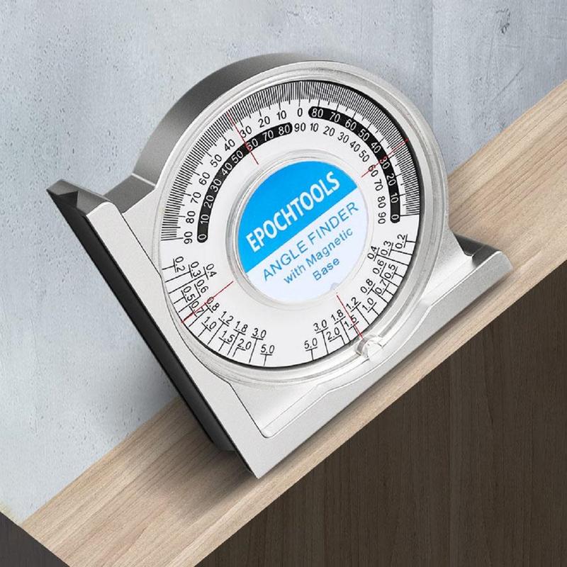 Thước đo độ nghiêng size mini, thước đo cân bằng góc có nam châm